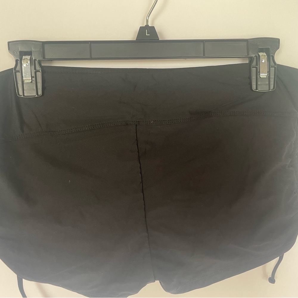 Women's Black Swim Boy Shorts Sz L NWT - Picture 5 of 8